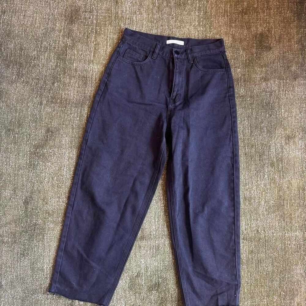 Oak-fort Women's Navy and Black Jeans